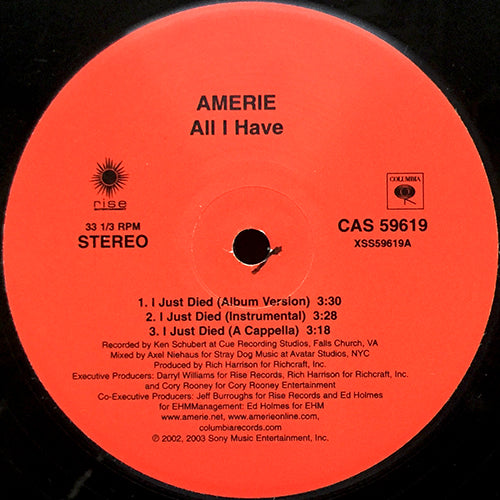 AMERIE // I JUST DIED (3VER) / NEED YOU TONIGHT (2VER)