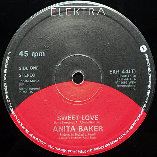 ANITA BAKER // SWEET LOVE / NO ONE IN THE WORLD / WATCH YOUR STEP