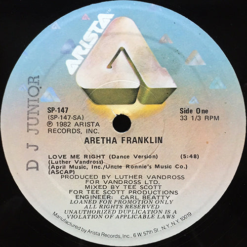 ARETHA FRANKLIN // LOVE ME RIGHT (5:48/3:32)