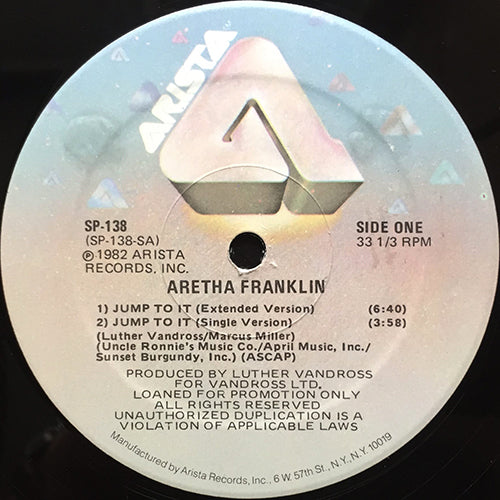 ARETHA FRANKLIN // JUMP TO IT (6:40/3:58) / JUST MY DAYDREAM (4:29)