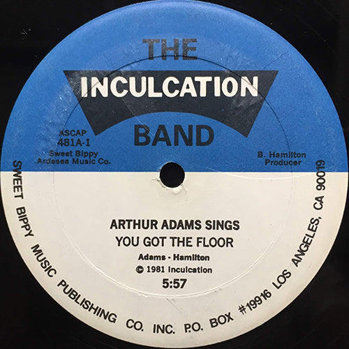 ARTHUR ADAMS // YOU GOT THE FLOOR (5:57) / STAY WITH ME TONIGHT (4:02)
