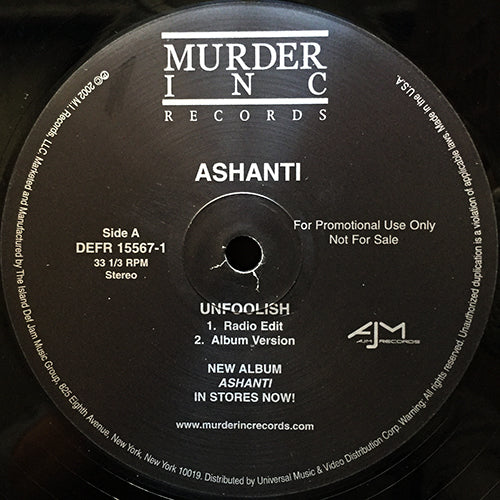 ASHANTI // UNFOOLISH (4VER)