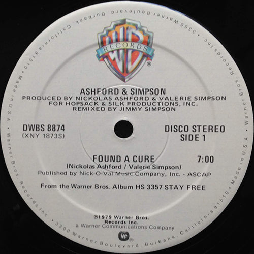 ASHFORD & SIMPSON // FOUND A CURE (7:00) / YOU ALWAYS COULD (3:22)
