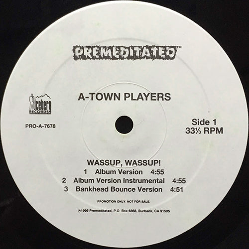 A-TOWN PLAYERS // WASSUP, WASSUP (5VER)