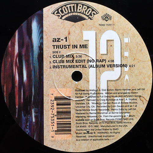 AZ-1 // TRUST IN ME (6VER)