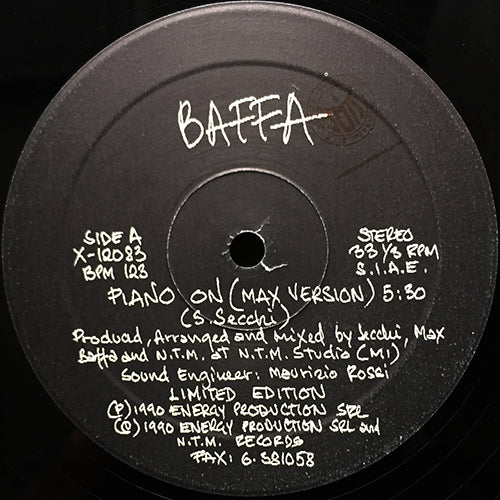 BAFFA // PIANO ON (MAX VERSION) / MONKEY WAH (2VER)