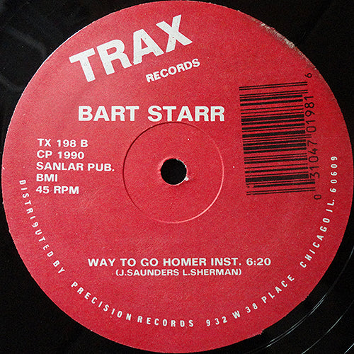 BART STARR // WAY TO GO HOMER (4:36) / INST (6:20)