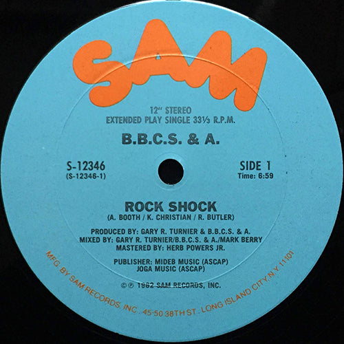 B.B.C.S. & A. // ROCK SHOCK (6:59) / INST (5:55)