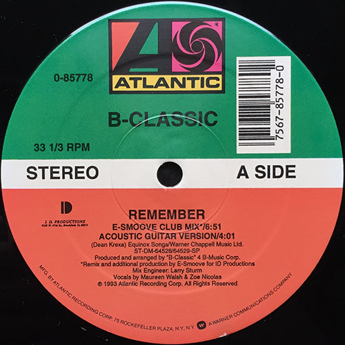 B-CLASSIC // REMEMBER (4VER)