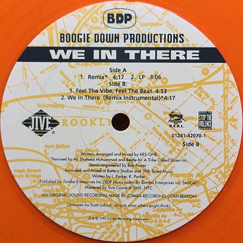 BOOGIE DOWN PRODUCTIONS // WE IN THERE (3VER) / FEEL THE VIBE, FEEL THE BEAT