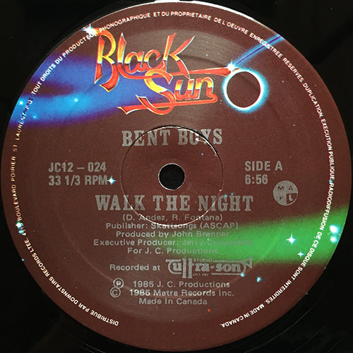 BENT BOYS // WALK THE NIGHT (6:55/3:25)