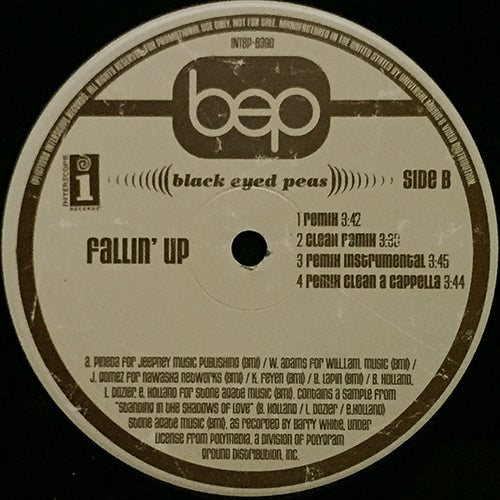 BLACK EYED PEAS // JOINT'S & JAM (4VER) / FALLIN' UP (4VER)