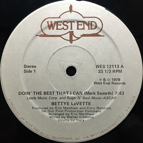 BETTYE LaVETTE // DOIN' THE BEST THAT I CAN (7:43/3:10)