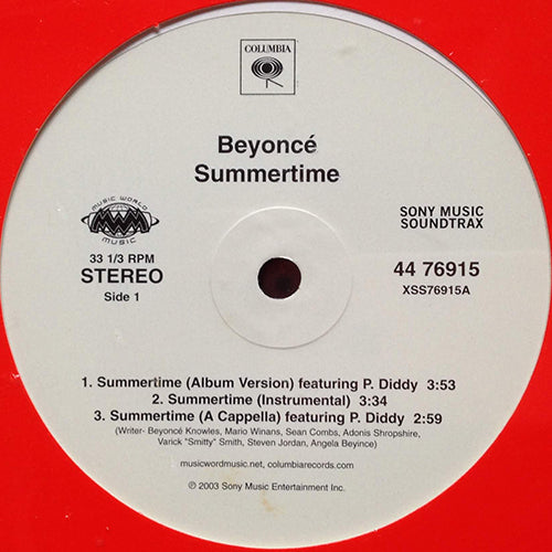 BEYONCE feat. P. DIDDY & GHOSTFACE KILLAH // SUMMERTIME (6VER)
