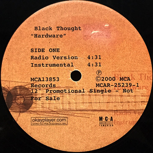 BLACK THOUGHT // HARDWARE (3VER)