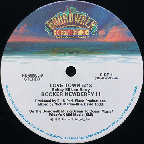 BOOKER NEWBERRY III // LOVE TOWN (5:18) / DOIN' WHAT COMES NATURALLY (4:30)