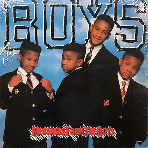 BOYS // MESSAGE FROM THE BOYS (LP) inc. DIAL MY HEART / A LITTLE ROMANCE / LOVE GRAM / JUST FOR THE FUN OF IT / BE MY GIRL / HAPPY / LET'S DANCE etc...