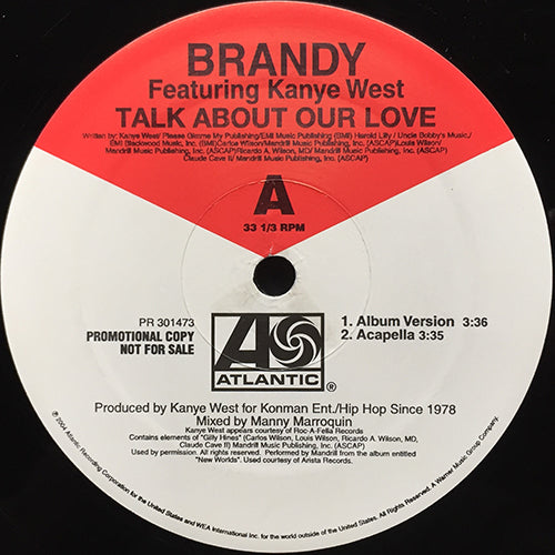 BRANDY feat. KANYE WEST // TALK ABOUT OUR LOVE (4VER)
