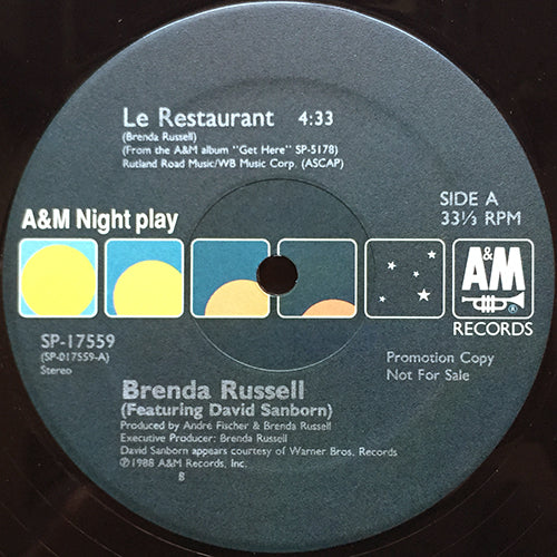 BRENDA RUSSELL // LE RESTAURANT (4:33)