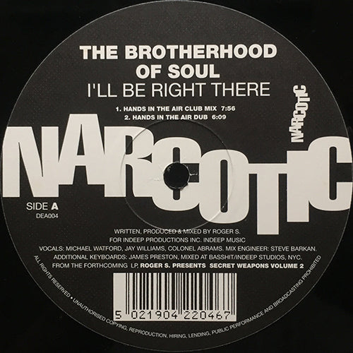 BROTHERHOOD OF SOUL // I'LL BE RIGHT THERE (4VER)