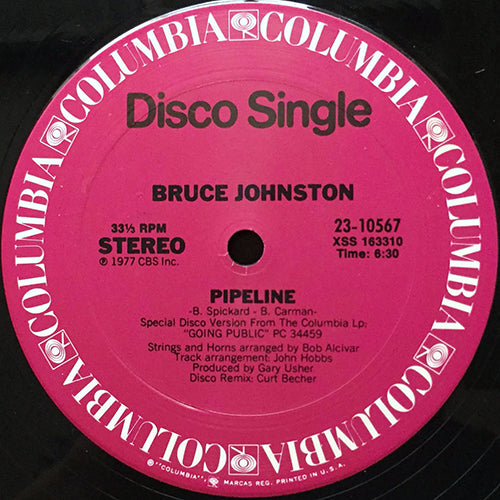 BRUCE JOHNSTON // PIPELINE (6:30) / DEIRDRE (4:10)