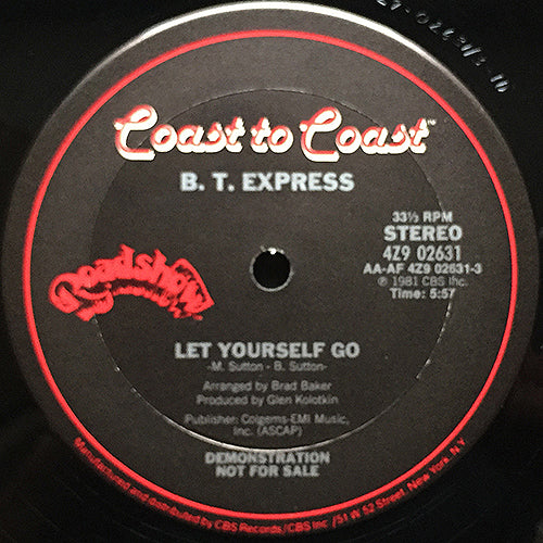 B.T. EXPRESS // LET YOURSELF GO (5:57)