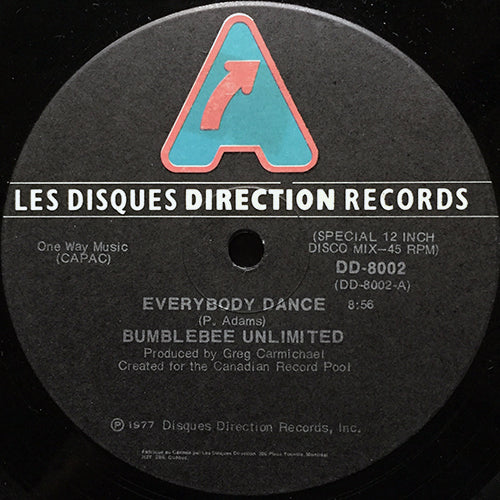 BUMBLEBEE UNLIMITED // EVERYBODY DANCE (8:56/2:56/2:40)