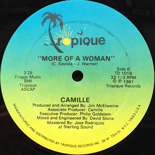 CAMILLE // KEEP ON SHAKIN THAT THANG (5:03) / MORE OF A WOMAN (3:28)