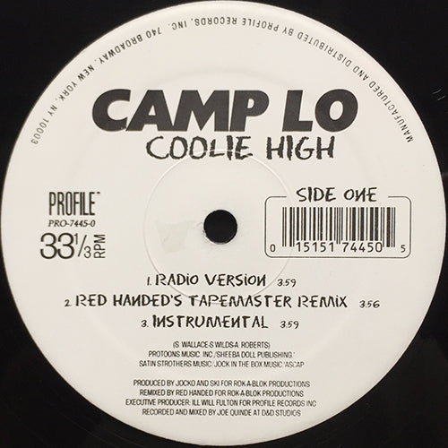 CAMP LO // COOLIE HIGH (6VER)
