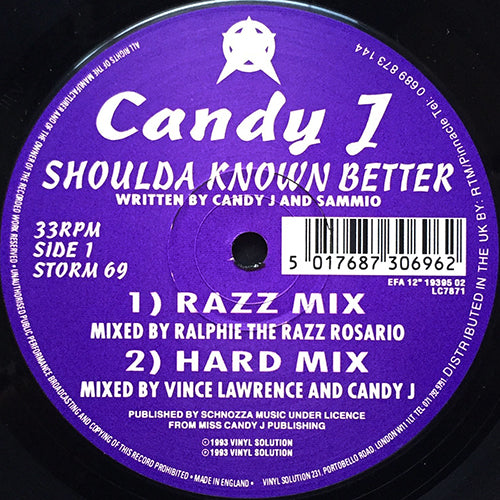 CANDY J // SHOULDA KNOWN BETTER (4VER)
