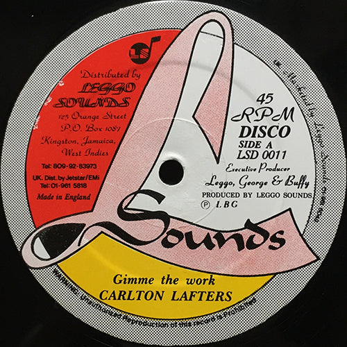 CARLTON LAFTERS / FATTA // GIMME THE WORK / (VERSION) / YOUNG GIRL / (VERSION)