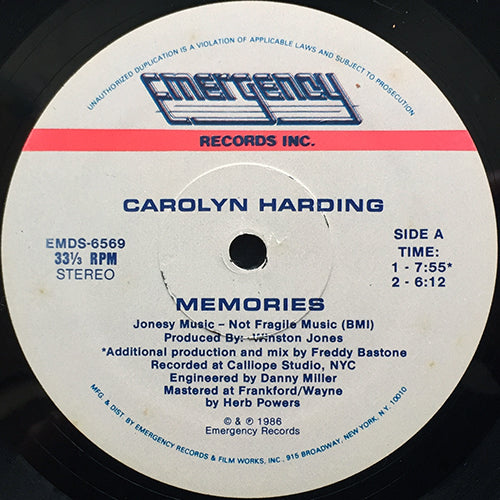 CAROLYN HARDING // MEMORIES (4VER)