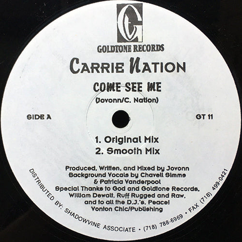 CARRIE NATION // COME SEE ME (5VER)