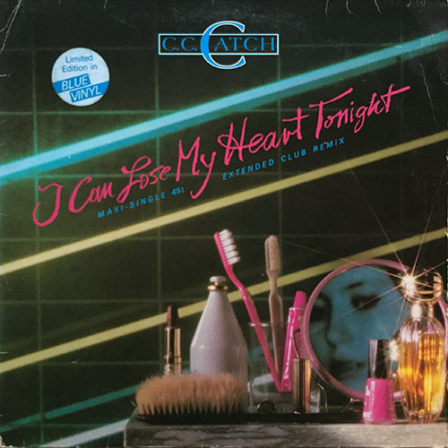 C.C. CATCH // I CAN LOSE MY HEART TONIGHT (EXTENDED CLUB REMIX) (5:53) / (INSTRUMENTAL) (3:53)