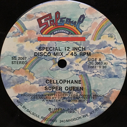 CELLOPHANE // SUPER QUEEN (9:30) / DANCE WITH ME (LET'S BELIEVE) (8:45)