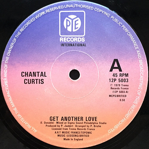 CHANTAL CURTIS // GET ANOTHER LOVE (8:50) / I'M BURNIN' (7:00)