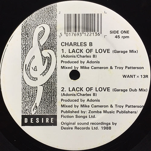 CHARLES B // LACK OF LOVE (4VER)