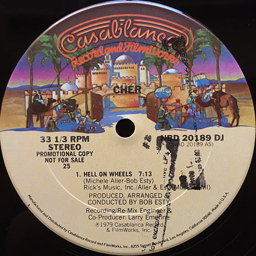 CHER // HELL ON WHEELS (7:13) / GIT DOWN (GUITAR GROUPIE) (7:14)