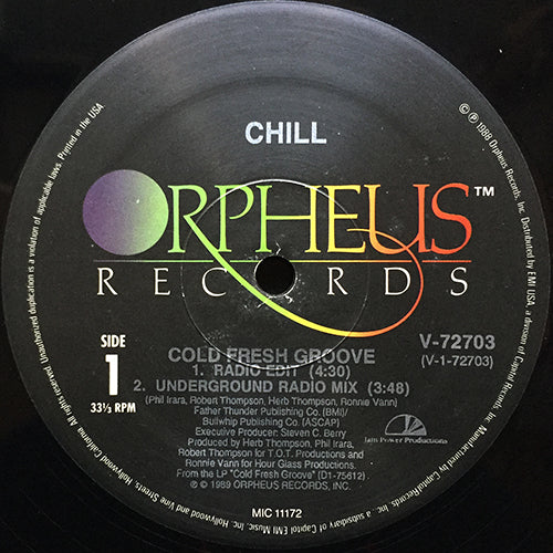 CHILL // COLD FRESH GROOVE (4VER)