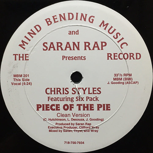CHRIS STYLES feat. SIX PACK // PIECE OF THE PIPE (3VER)