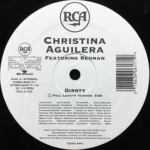 CHRISTINA AGUILERA feat. REDMAN // DIRRTY (3VER)