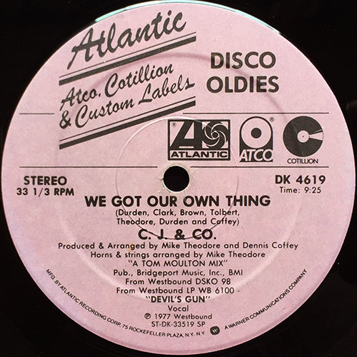 C.J. & CO. // DEVIL'S GUN (7:10) / WE GOT OUR OWN THING (9:25)