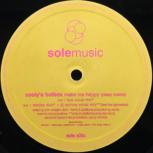 COOLY'S HOT BOX // MAKE ME HAPPY (3VER)