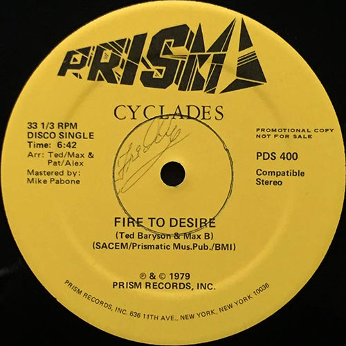 CYCLADES // AH! AH! ... ENCORE (6:20) / FIRE TO DESIRE (6:42)