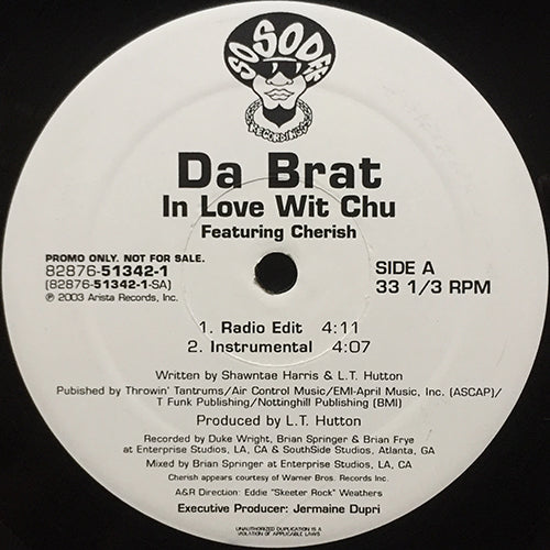 DA BRAT feat. CHERISH // IN LOVE WIT CHU (2VER)