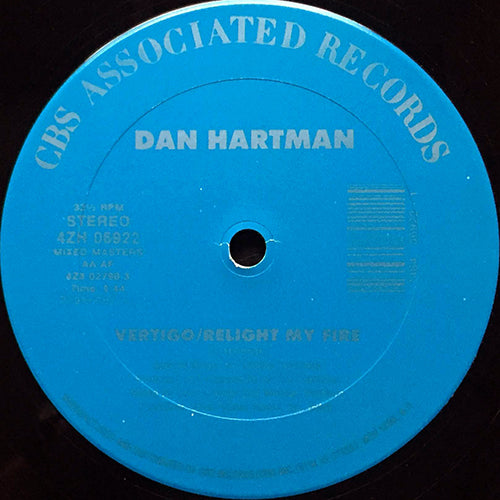 DAN HARTMAN // VERTIGO / RELIGHT MY FIRE (9:44) / INSTANT REPLAY (8:15)
