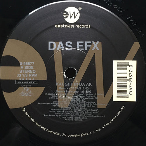 DAS EFX // KAUGHT IN DA AK (3VER) / IT'Z LIK DAT (2VER)