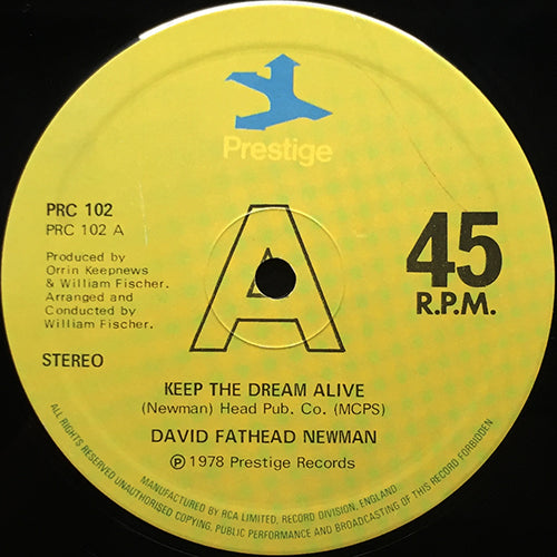DAVID FATHEAD NEWMAN // KEEP THE DREAM ALIVE / CLOUDS