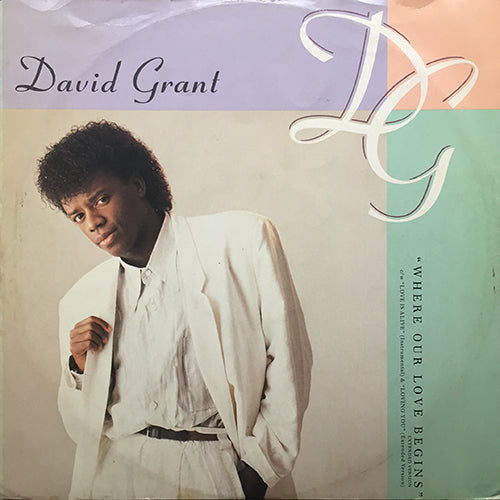DAVID GRANT // WHERE OUR LOVE BEGINS (EXTENDED MIX) / LOVE IS ALIVE (INSTRUMENTAL) / LOVING YOU (EXTENDED VERSION)