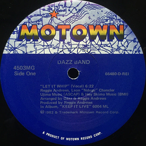 DAZZ BAND // LET IT WHIP (6:22) / INST (7:00)
